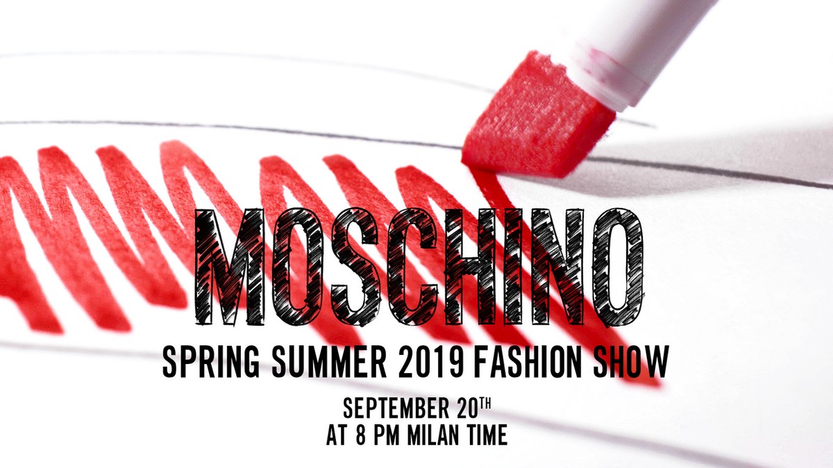 Moschino sfilata primavera estate 2019 Live Streaming