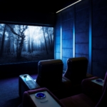 Sala cinema in casa moderna