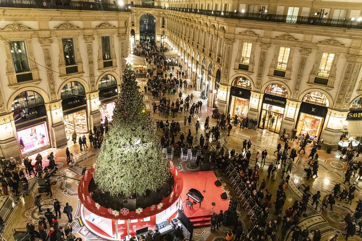 Albero di Natale Swarovski Milano 2019