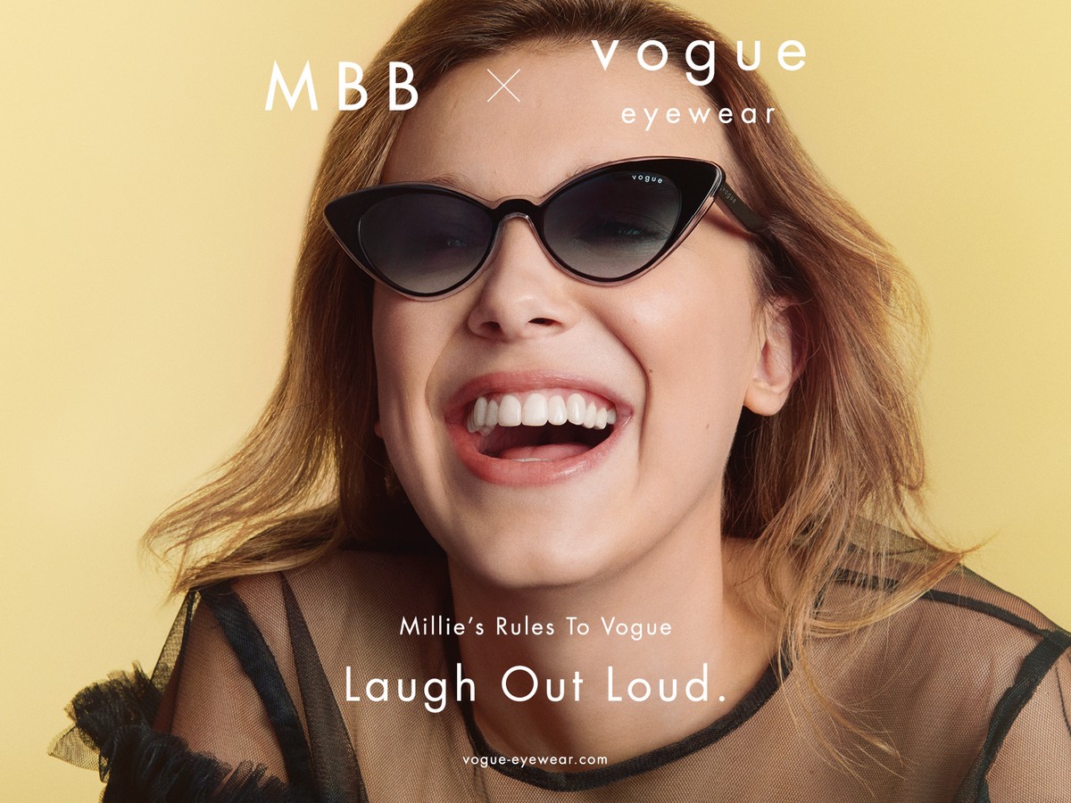 Millie Bobby Brown Vogue Eyewear 2020