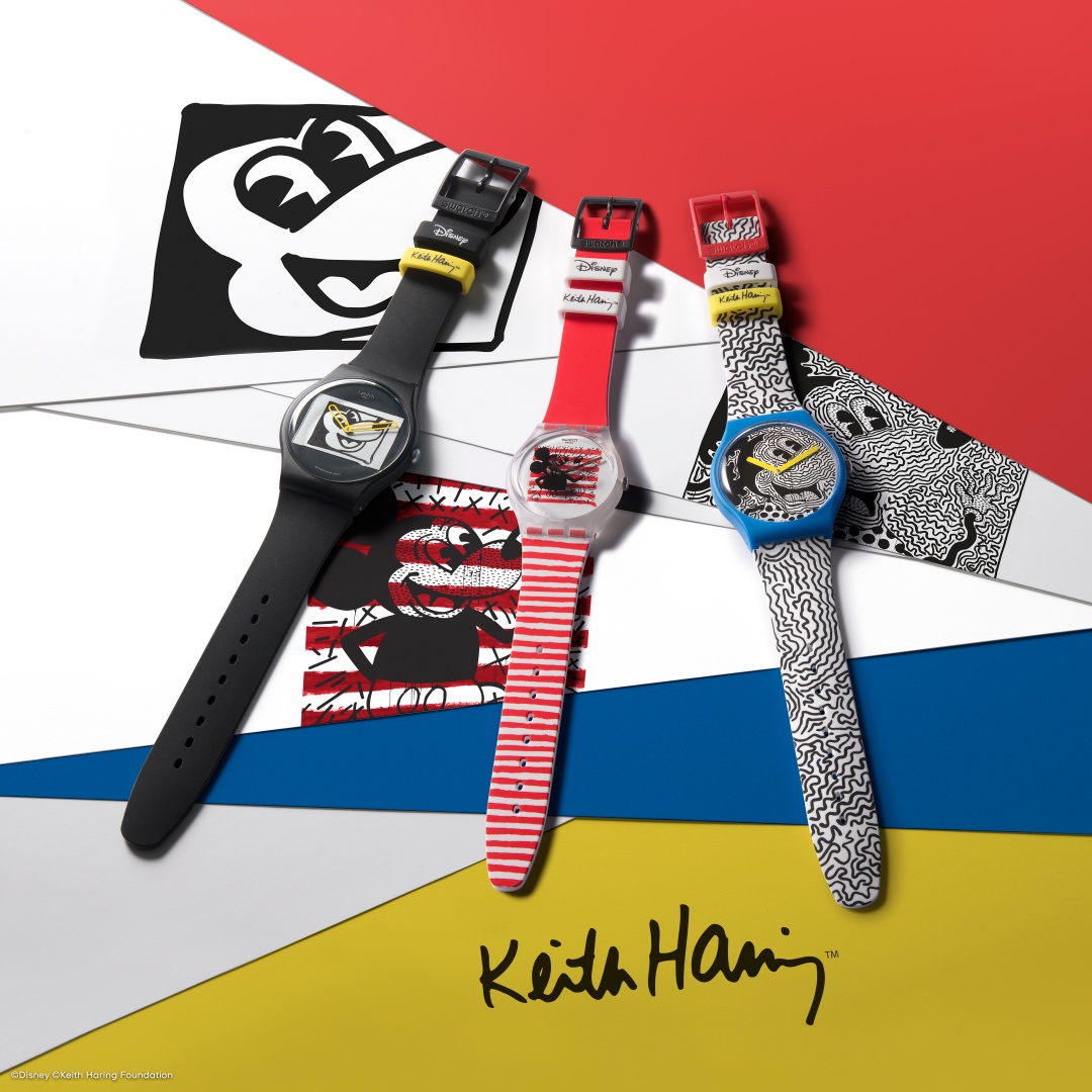 Swatch Mickey Mouse Disney Keith Haring