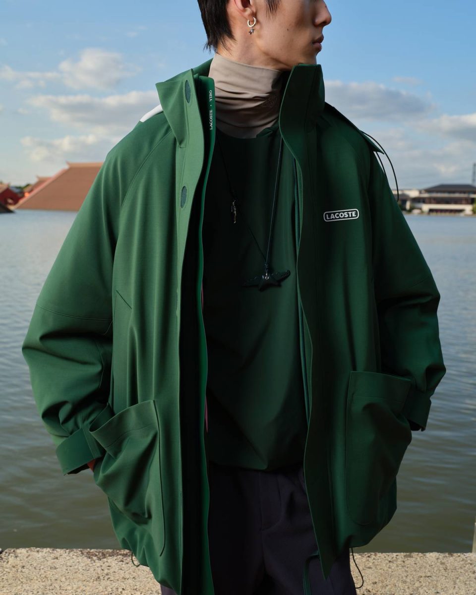 Lacoste autunno inverno 2026 sfilata shanghai