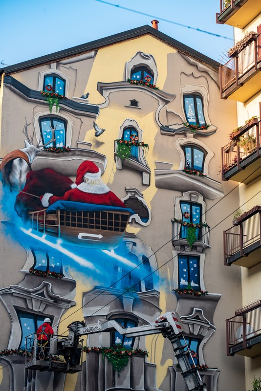 Murales Cheone The Vision Natale 2021