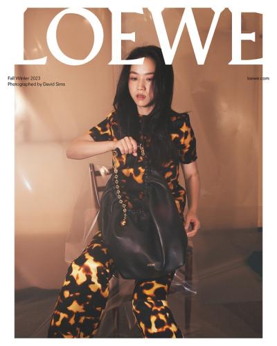Loewe Taylor Russell campagna autunno inverno 2023