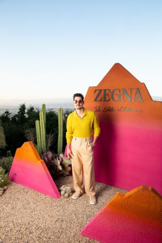 Zegna x The Elder Statesman party Los Angeles