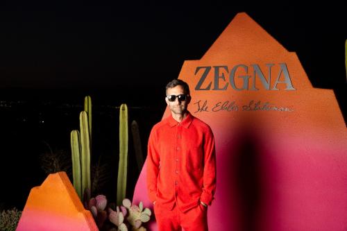 Zegna x The Elder Statesman party Los Angeles